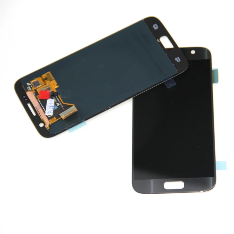 Черный белый золотой для SAMSUNG Galaxy S7 дисплей G930 G930F сенсорный экран дигитайзер в