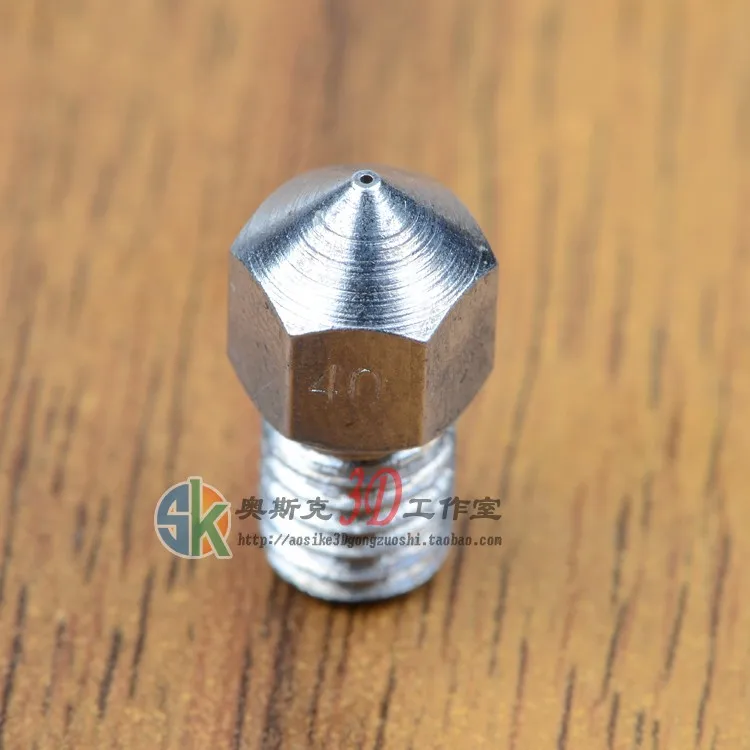 SWMAKER 3D сопла принтера Reprap1.75/3 мм из нержавеющей стали M6 с резьбой 0 3/0 4/0 5 мм| |