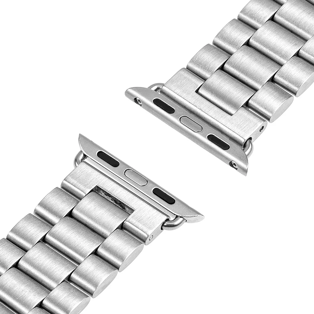 22 мм 24 ремешок из нержавеющей стали для 38 42 iWatch Apple Watch браслет с переходником