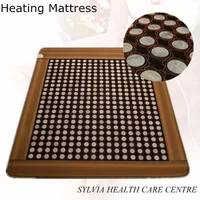 Free shipping health products health stone heating mattress best mattress for back pain massage stones with Free Gift eye cover