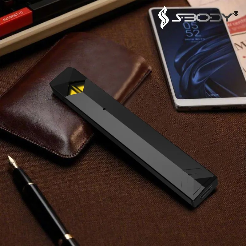Оригинальный Sbody IP20 Миниатюрная Электронная сигарета Alof Pod Системы комплект 250