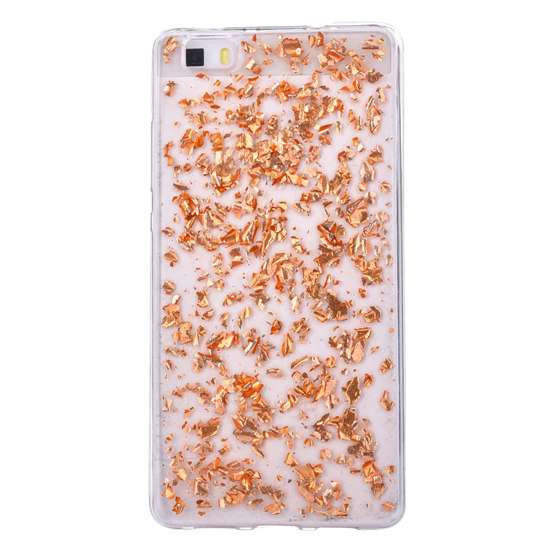 Portefeuille Роскошные Искра Bling Блеск блестка кремния милый чехол для Huawei P8 Lite p9 P10