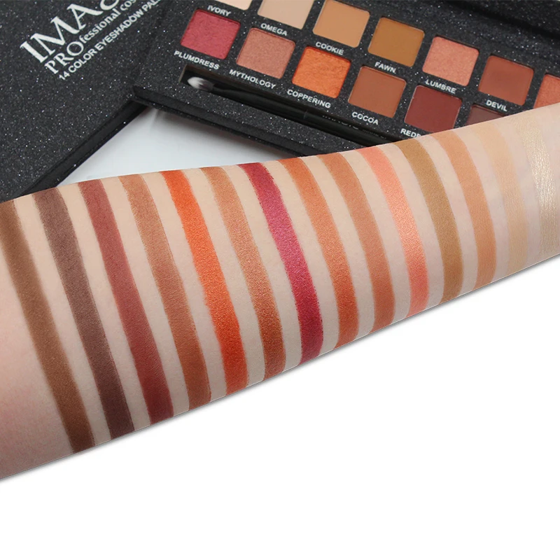 IMAGIC тени для век мерцающие матовые модные водонепроницаемые стойкие с кистью