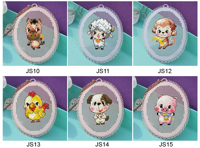 Китайского зодиака ремесло Стич вышитая бисером металлическая Закладка