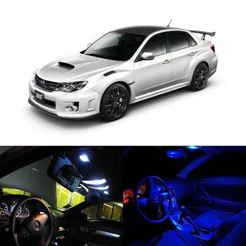 8x Fit 2007-2011 Subaru Impreza WRX STI LED полный комплект внутренних огней сделка | Автомобили и