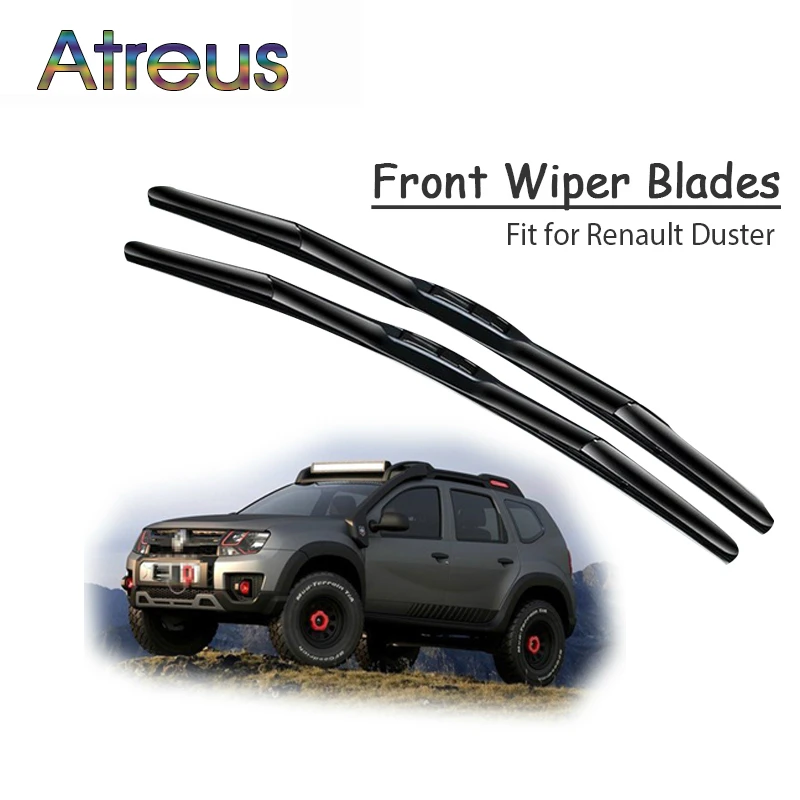 Щетки стеклоочистителя передние резиновые Atreus для Dacia Renault Duster MK1 MK2 2009 2018 2