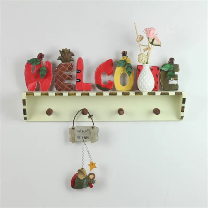 Гостиная украшения стены полки деревянной стене висит Кухня Цветок стеллажи для