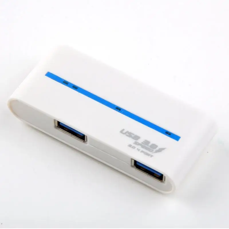 Портативная ультрафиолетовая мини лампа на 4 порта USB 3 0 вращать HUB адаптер для ПК