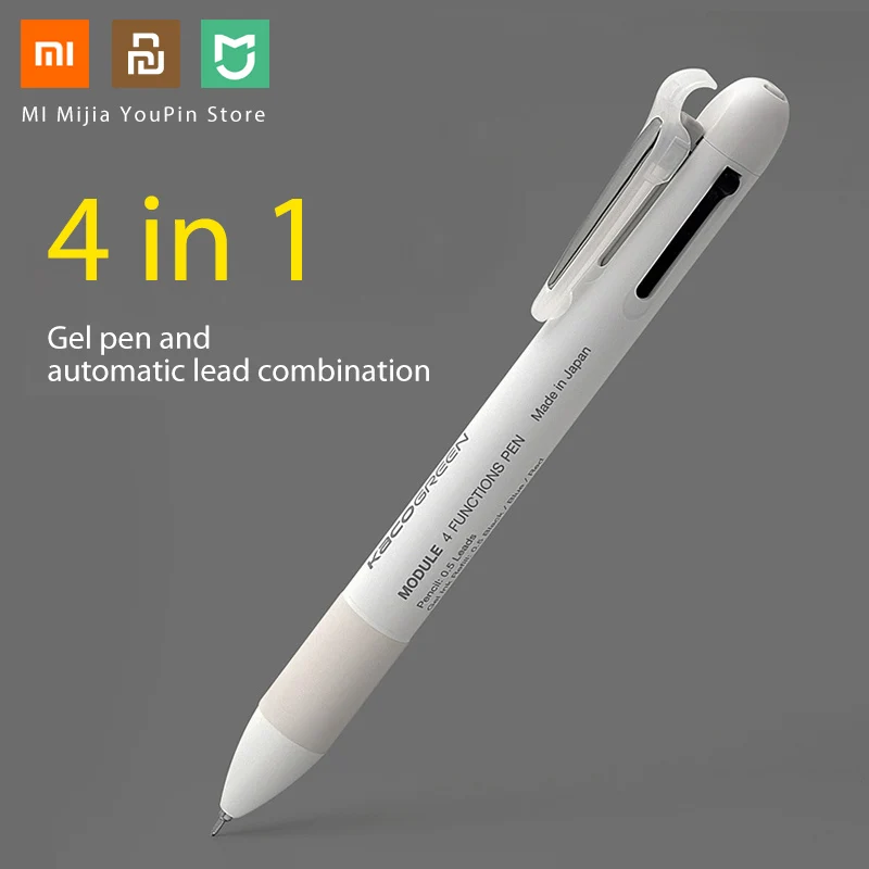 Радикальная гелевая шариковая ручка Xiaomi KACO 4 в 1 Шариковая для школы роликовая