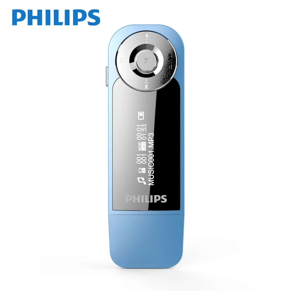 PHILIPS SA1208 мини MP3 плеер с зажимом и 28 часами воспроизведения Li battey для учебы отдыха