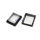 5 шт., прозрачные черные прямоугольные Чехлы для клавишных выключателей