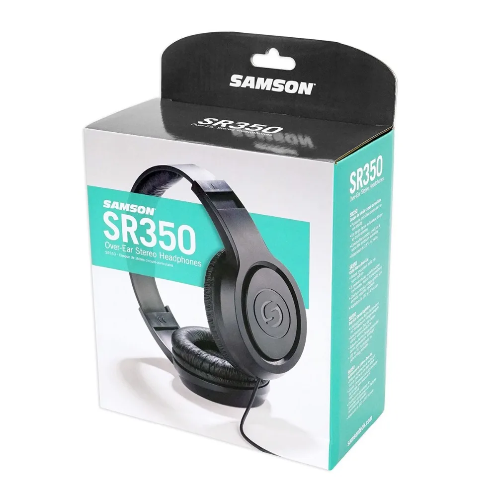 Накладные стереонаушники Samson SR350 Легкие динамические наушники с закрытой спиной