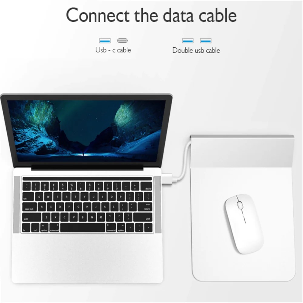 Многофункциональный расширитель коврика для мыши 6 в 1 + концентратор USB C из