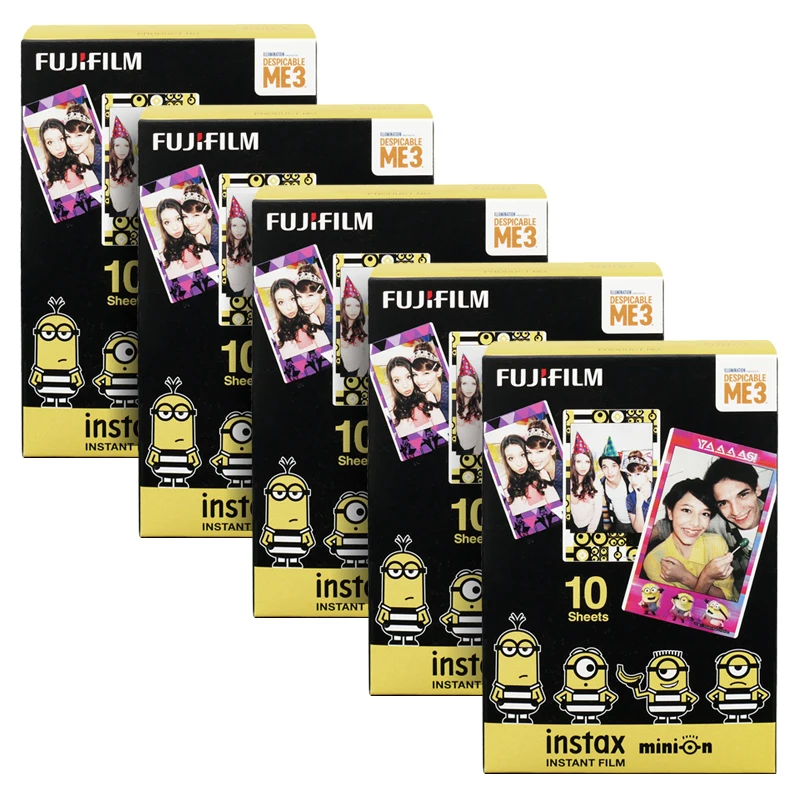 Fujifilm Instax Mini Minion DM3 Instant 50 пленка для Fuji 7s 8 + 9 25 50s 70 90 300 SP 1 2 принтера|instax mini|fujifilm instax