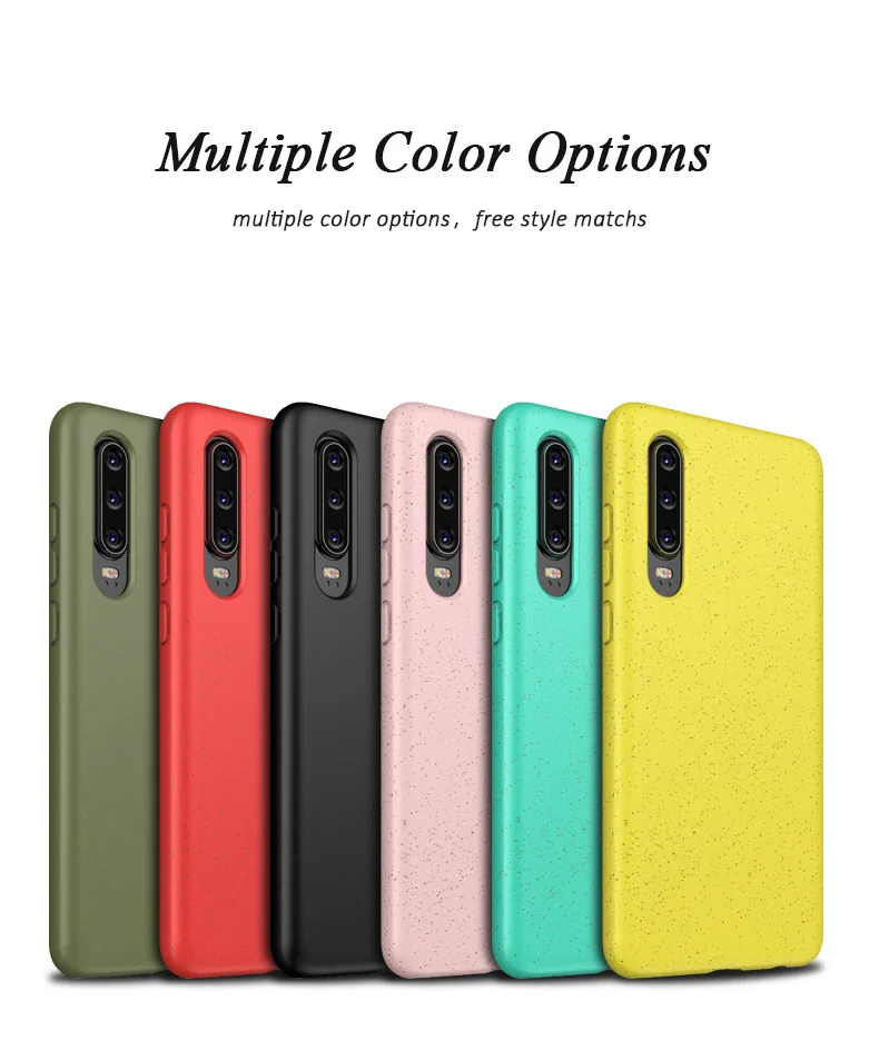 Силиконовый чехол из ТПУ для телефона Huawei P30 pro lite однотонный карамельных цветов