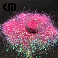 Pink Rainbow 15 г крафт для лица для ногтей Фея глаз пыль несколько блесток красочные радужные переливающиеся массивные смешанные тела Опал украшенный блеск - Цвет: Pink Rainbow