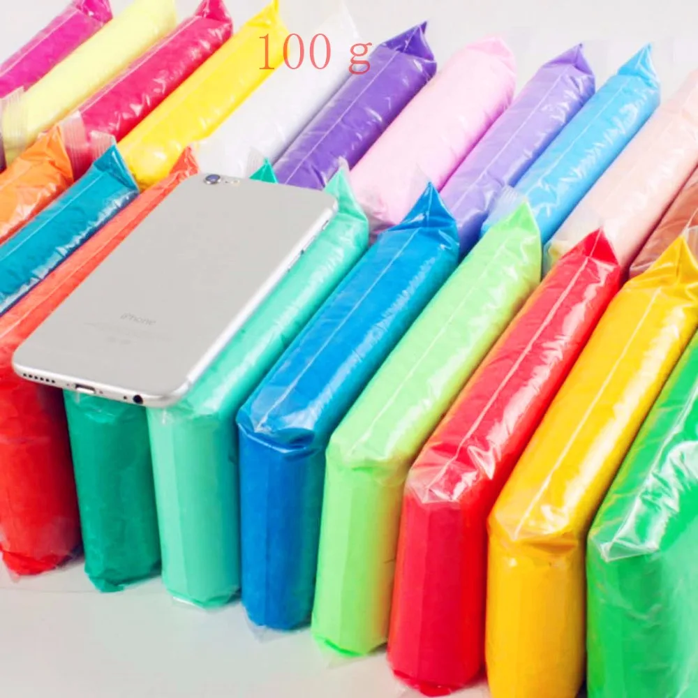 100 г 3D пушистая глина из пенопласта Slime DIY мягкий хлопковый Набор для шариков без