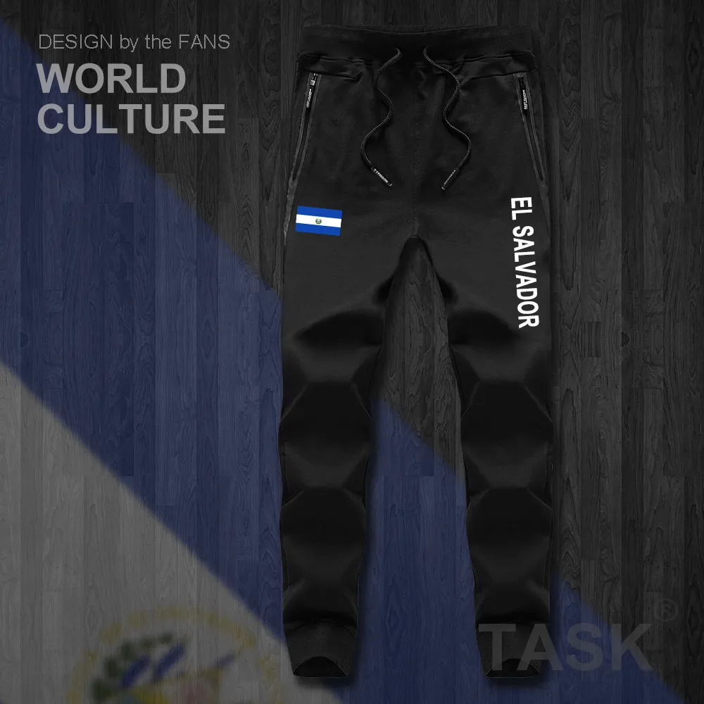 El Salvador Salvadoran SLV mens pants joggers jumpsuit sweatpants track sweat fitness fleece tactical casual nation country new | Мужская