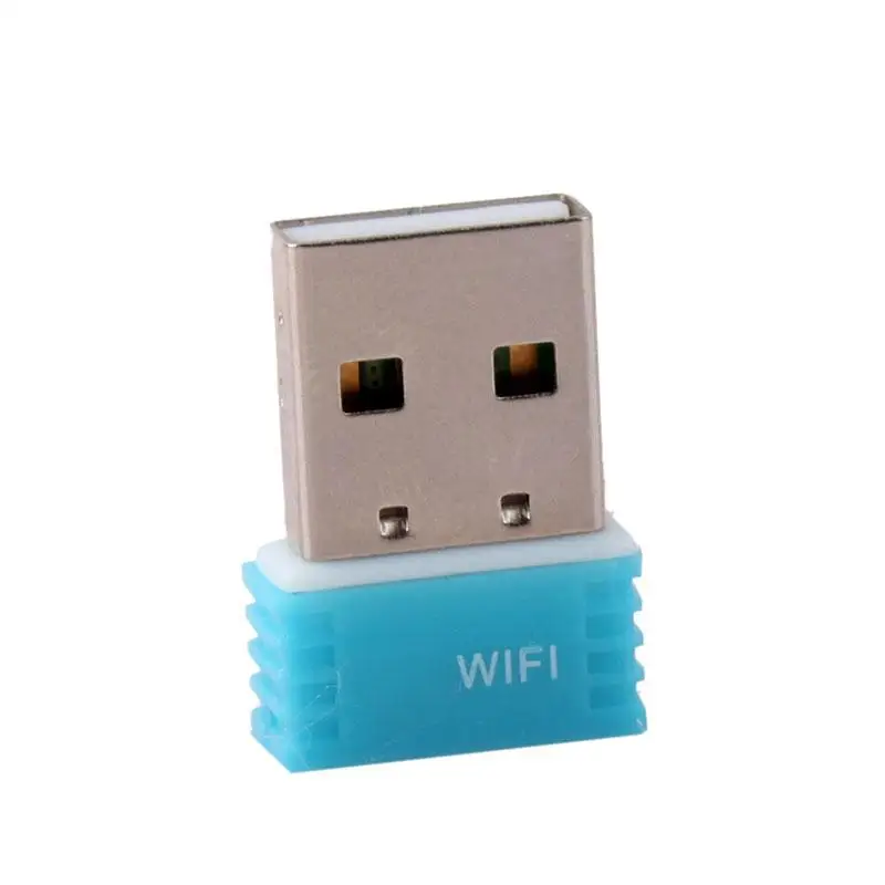 Портативный 150 Мбит/с мини USB Wi Fi адаптер для беспроводного маршрутизатора ключ