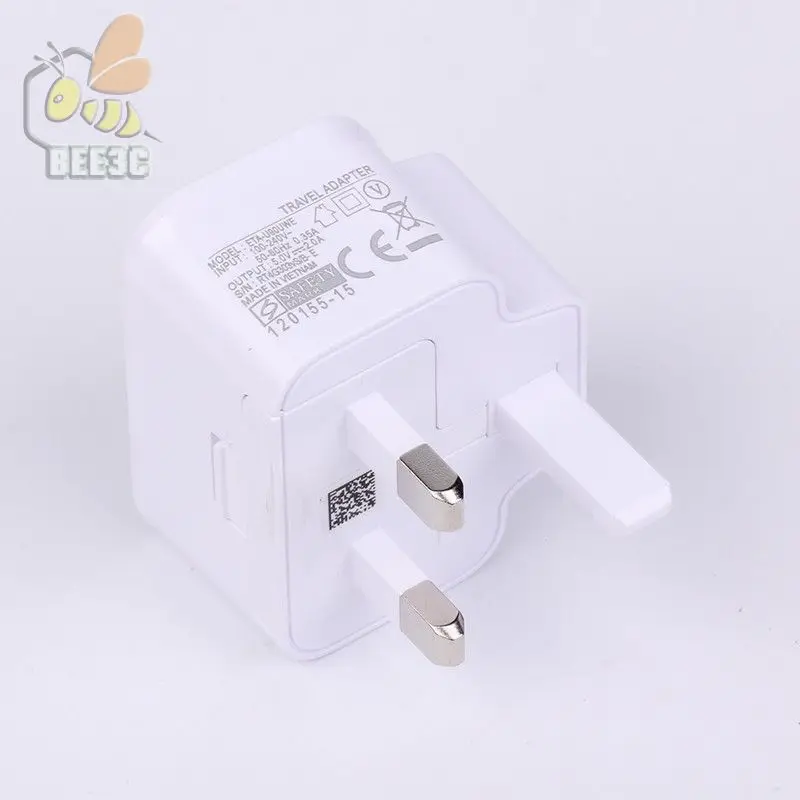 Новый Белый Высококачественный сетевой адаптер переменного тока 5 в 2 а для Samsung