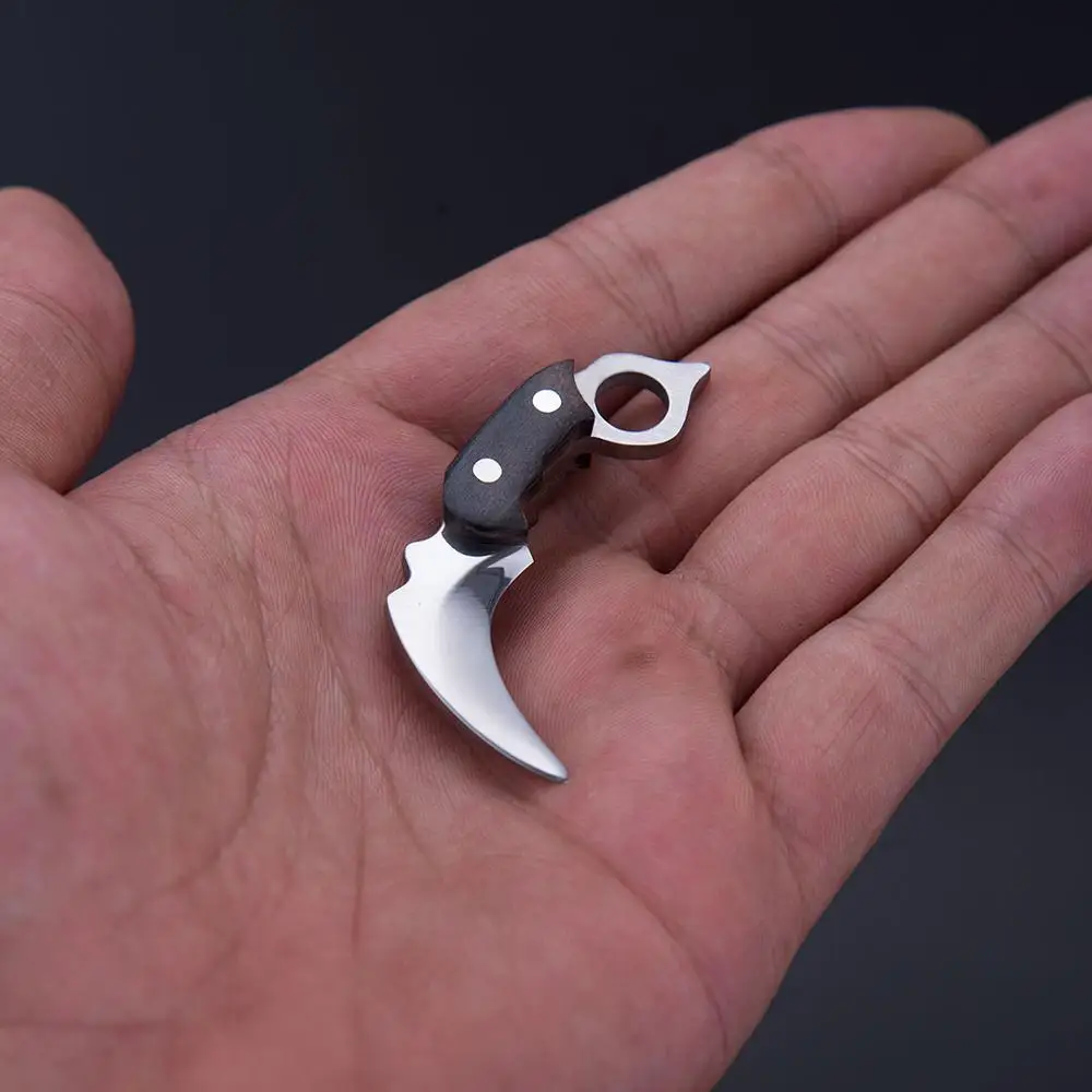 

Handmade Stainless Steel Small Knife Creative Mini Fruit Knife EDC Collector Keychain Knife