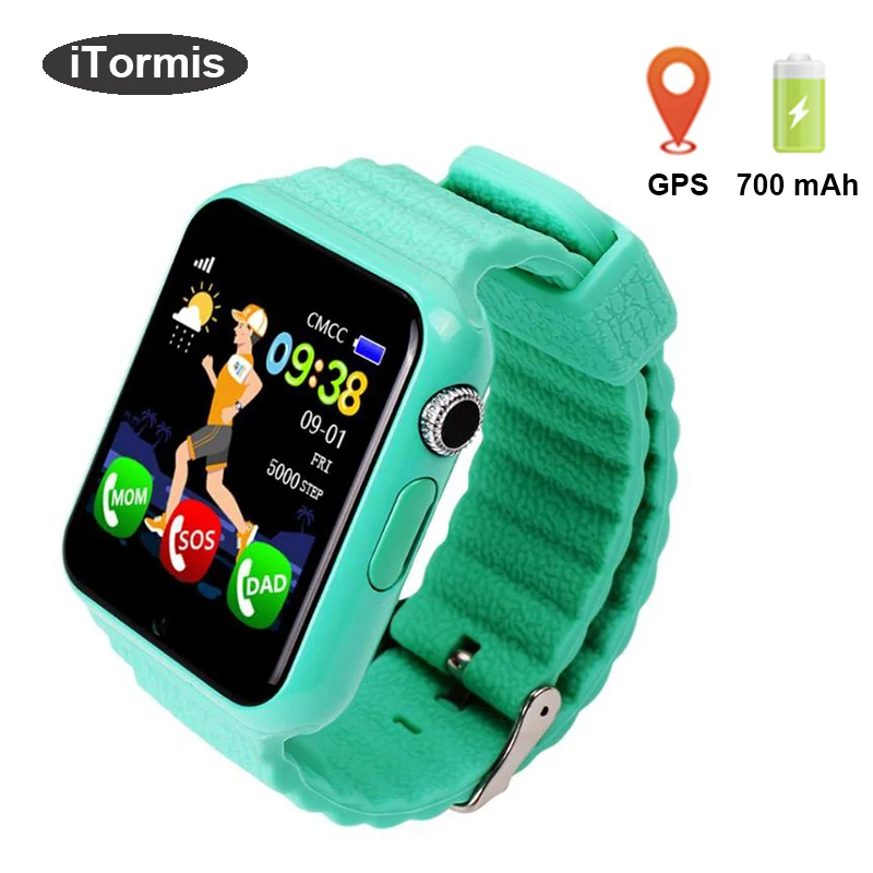 Itormis дети gps часы Smart детские Bluetooth Smartwatch телефон sim-карты SOS Безопасность детей