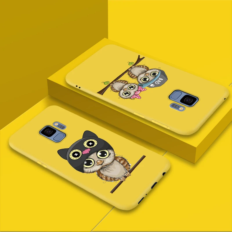 Милый силиконовый чехол JURCHEN с мультяшным рисунком для Samsung Galaxy S9 S8 Plus S6 S7 Edge