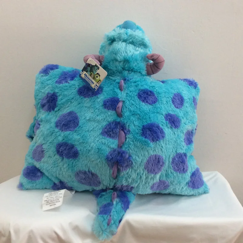 Monsters Inc плюшевые складные подушки игрушки 65 см * 50 Sulley Sullivan мягкая подушка кукла