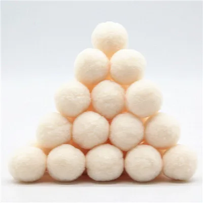 44 beige 30 г(30 шт.) помпон 30 мм смешанный разноцветный DIY мягкие шарики-Помпоны для украшения дома свадьбы для шитья на ткани аксессуары - Цвет: 44 beige