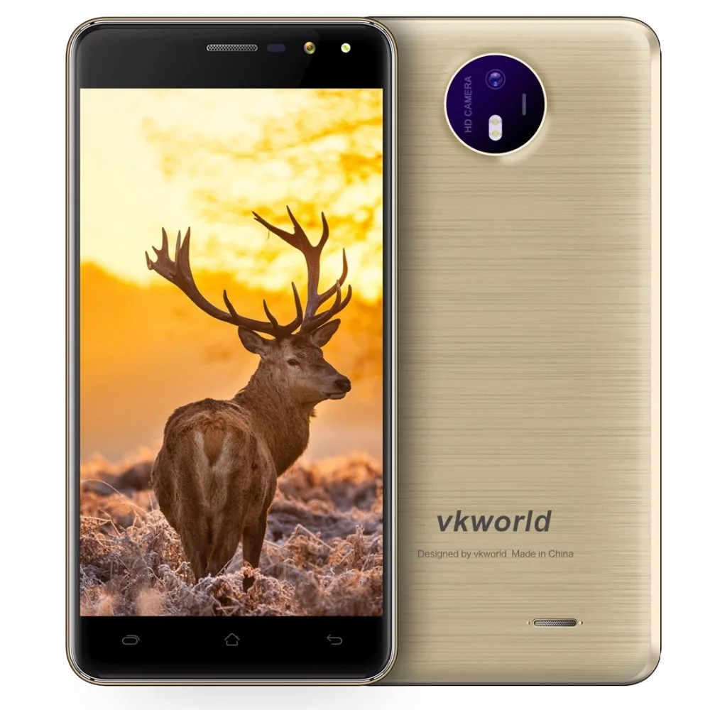 Оригинал VKworld F2 3 Г Мобильные Телефоны Android 6.0 2 ГБ RAM 16 ROM Quad Core Смартфон 8MP Камера Dual