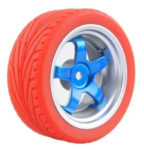 4 шт. пластиковые автомобильные шины 26 х64 мм 1/10 дюйма|rubber tyre|plastic wheelrim tire |