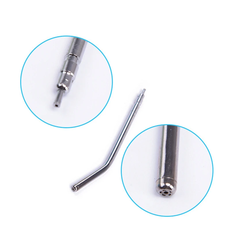 

10pcs 3 Way Dental Oral Air Water Syringe Spray Nozzles Tips Tubes Stainless Steel High Temperature Resistant