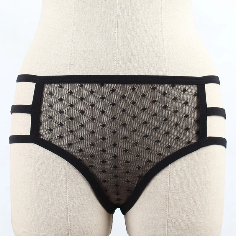 Женские сексуальные прозрачные трусы с вырезами нижнее белье Сетчатое стринги |