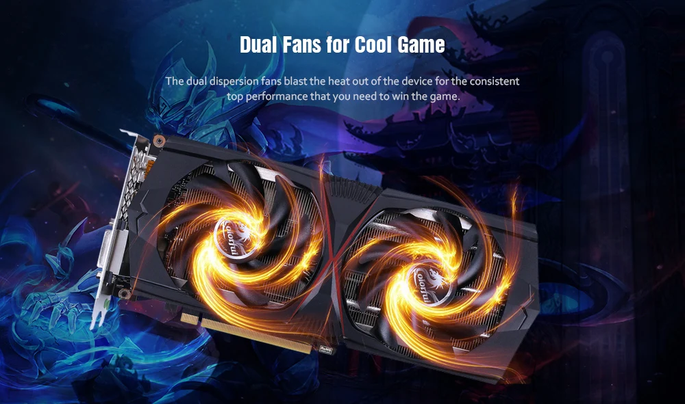 Оригинальная Красочная видеокарта GeForce RTX 2060, 6 ГБ, игровая видеокарта GT, 8-контактная видеокарта с двумя вентиляторами, 1365 МГц, 192 бит, 12 нм, HDMI, DVI, DP