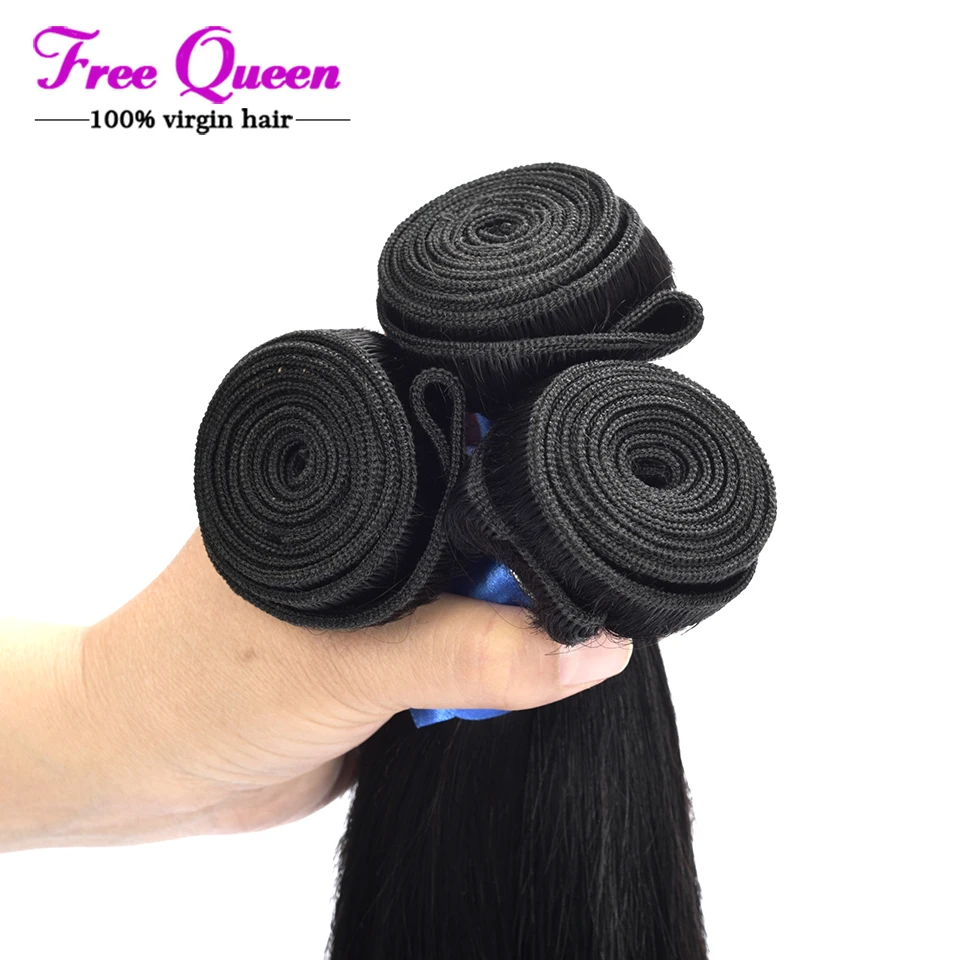 7A Brazilian Virgin Hair Straight With Closure Rosa Weave Bundles Lace Unprocessed |