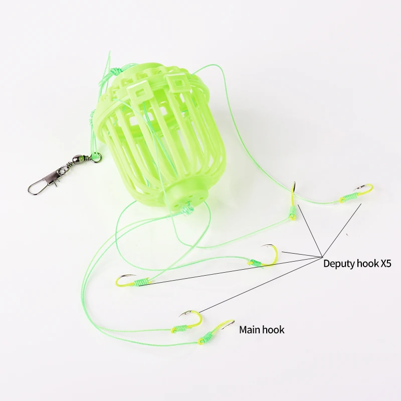 GUGUFISH Spherical Florescent Explosion Hooks Sea Monsters for Fishing combination | Спорт и развлечения
