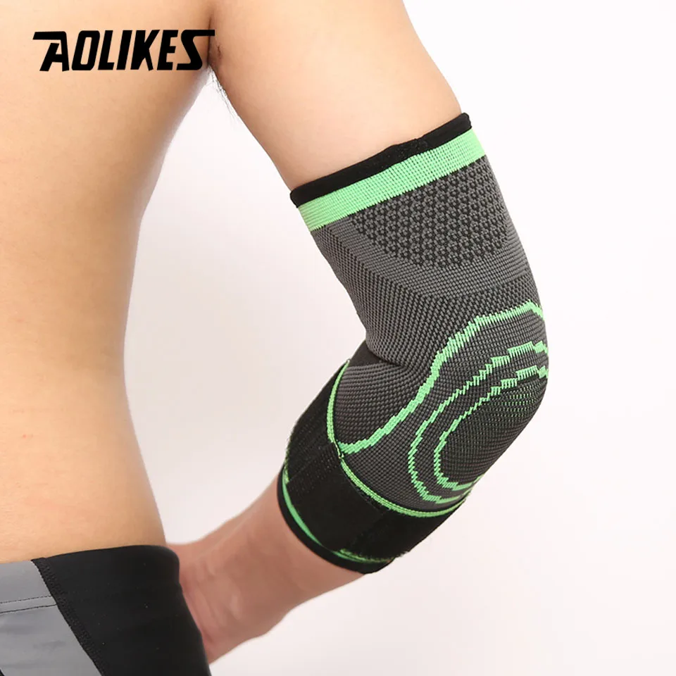 AOLIKES 1 шт. защита для локтя модная теннисная эластичная повязка баскетбола бега