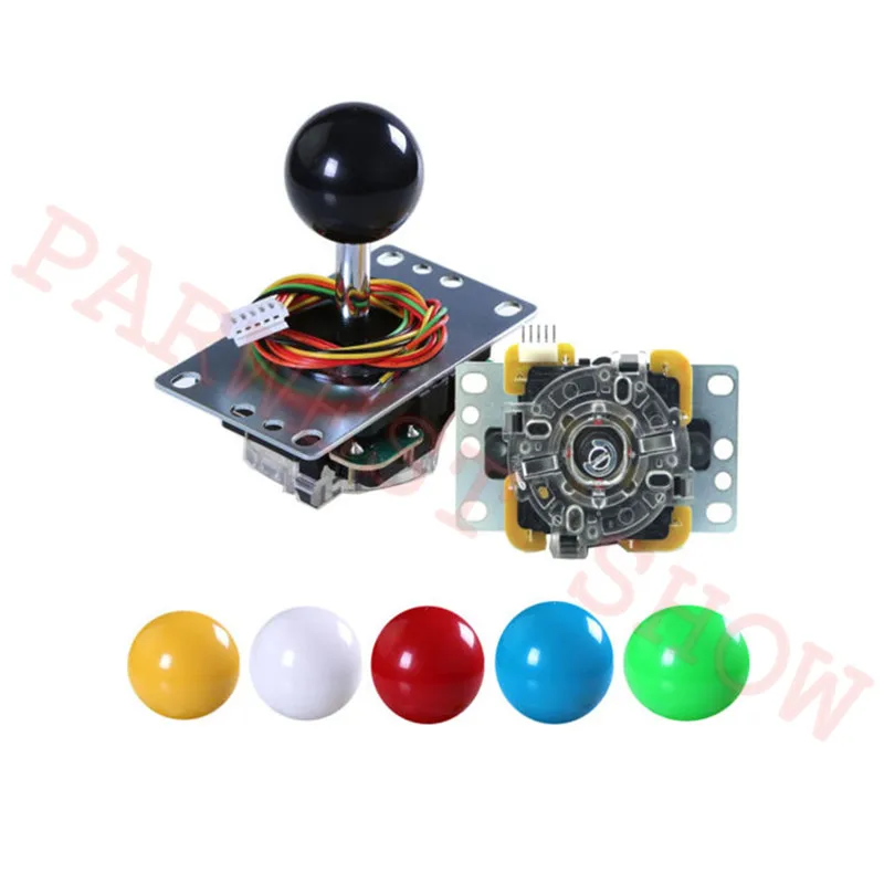 Высококачественный комплект Sanwa JLF-TP-8YT 5Pin джойстик+ 8 шт. OBSF-30 кнопки для DIY Kit Mame Jamma 6 цветов выбор