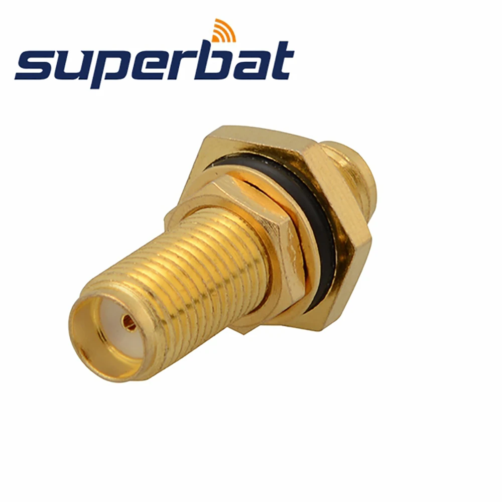 

Superbat 5pcs SMA Adapter SMA Jack to Female Straight Adapter Long Version RF Coaxial Connector