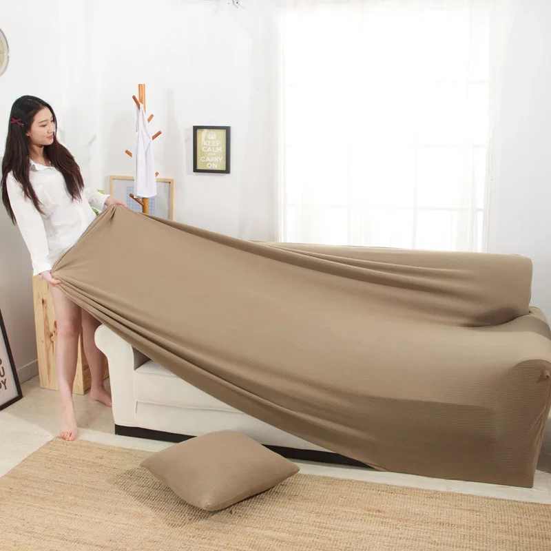 

Modern Thicker Sofa Cover Knitting Solid Sofa Slipcover Universal Armrest Sofa Cover For Living Room Home Elastic Fundas Sofa