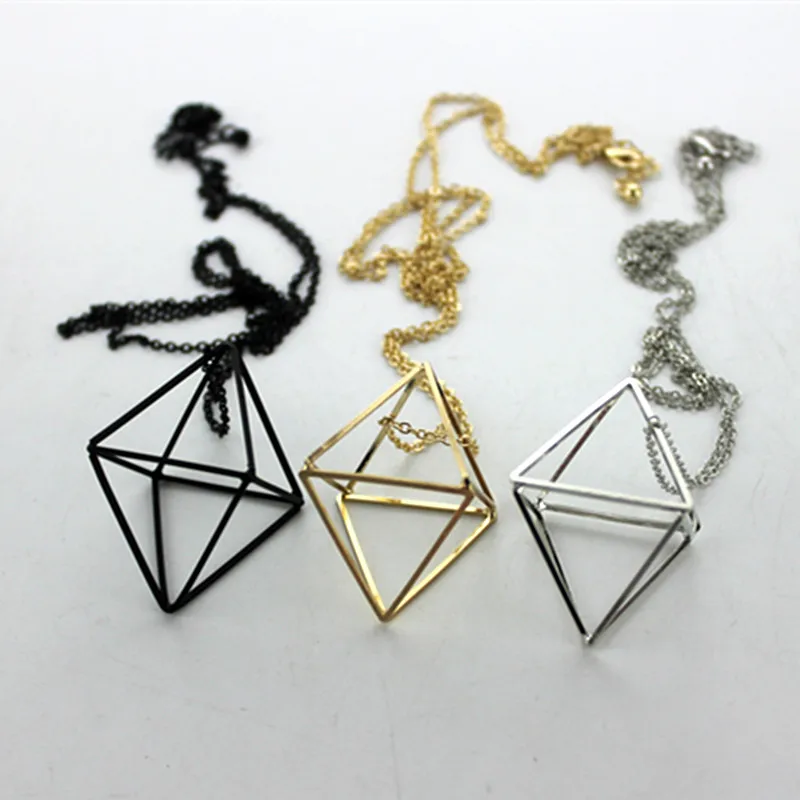 Бесплатная доставка 2016 модное женское ожерелье из черного и белого золота модные