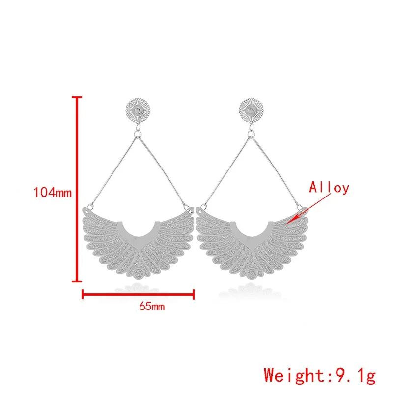 Renya New Arrival Angle Wine Shape Pendant Dangle Earrings Fashion Statement Metal Trendy Jewelry For Women | Украшения и