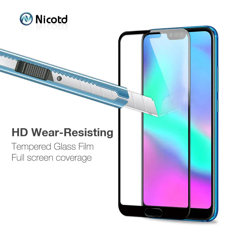 Защитная пленка nicodd из закаленного стекла для huawei Nova 3i Y9 2019 mate 20 P10 Lite Honor