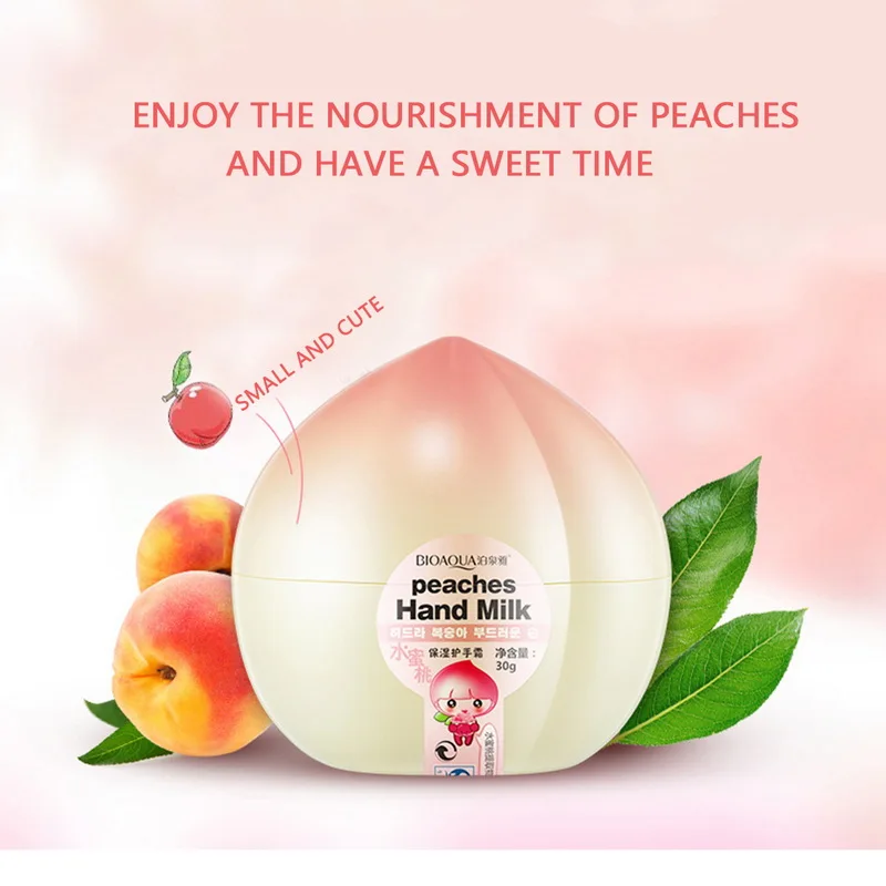 Увлажняющий крем для рук BIOAQUA Peach зимний увлажняющий ухода за кожей зимней защиты