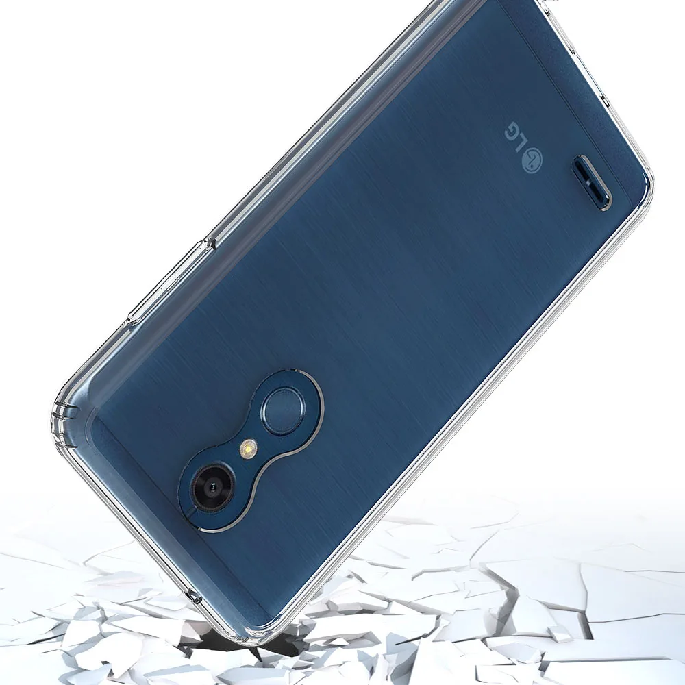 Slim Fit Transparent Clear Case Scratch Resistant Shockproof Hard Back Cover For LG K10 2018 / K30 Alpha Premier Pro LTE | Мобильные