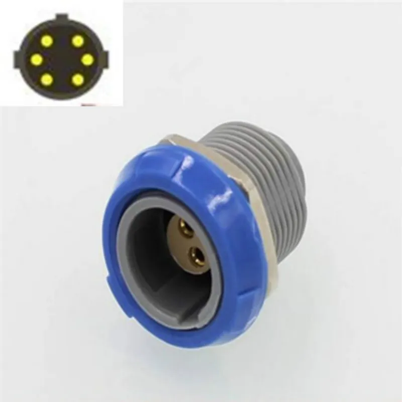 10 шт./лот самоблокирующийся нажимной разъем для LEMO 6 PIN круговой пластиковый