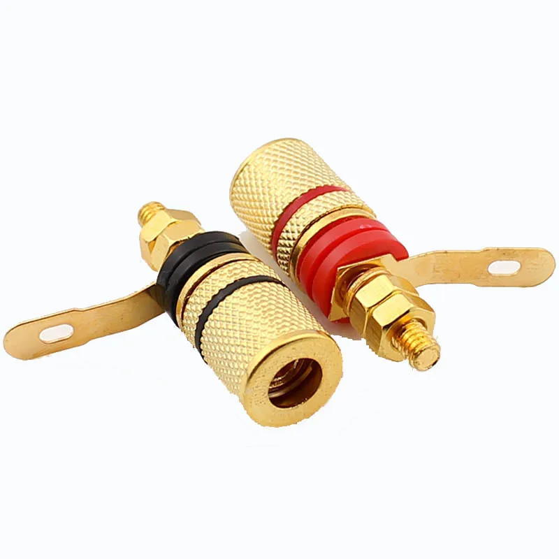 30 шт. аудио динамик разъем банан стерео терминал адаптер позолоченный| |