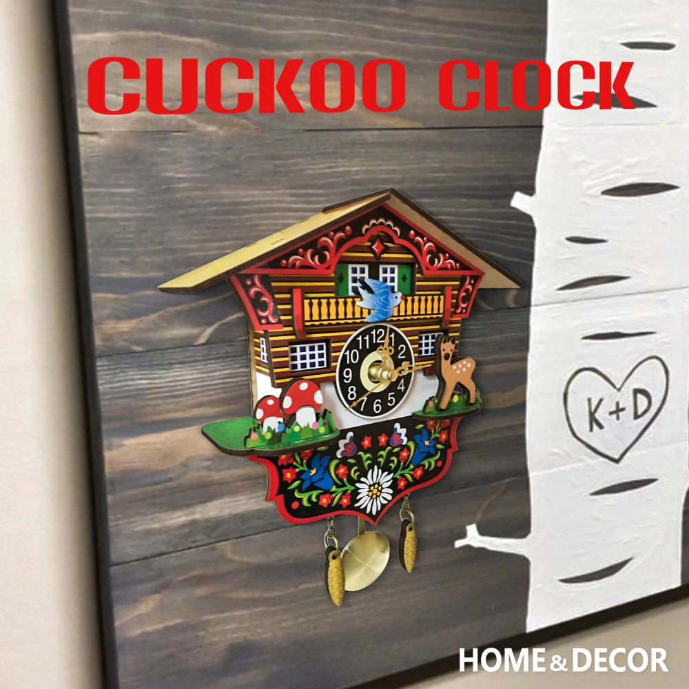 Деревянные настенные часы Cuckoo подвесной маятник традиционные деревянные