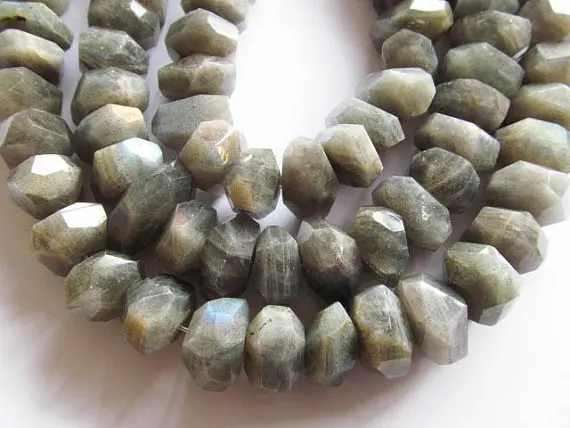 

hihg qulity 11x17mm full strand genuine labradorite gemstone freeform nuggets slab faceted blue jewelry beads