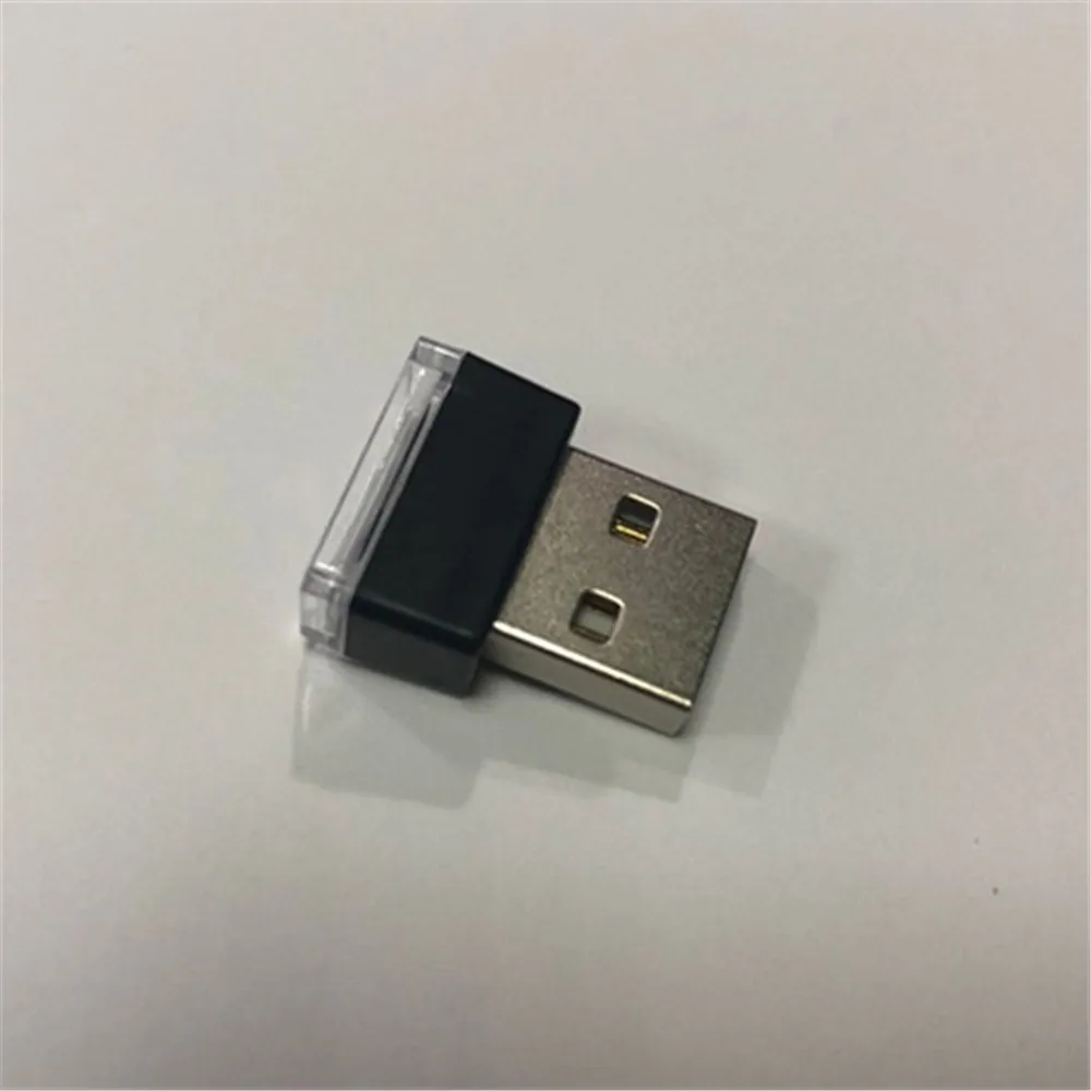 7 цветов мини USB декоративная лампа LED Автомобильный интерьер атмосферный